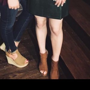 Steve Madden Heel Backless Opentoe Heels 6.5